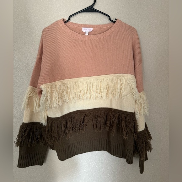 Pink lily sweater - Picture 1 of 6